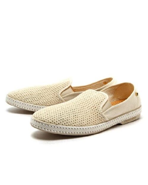 Rivieras Canvas "Beige Classic 20 Degrees" Slip-On Loafers