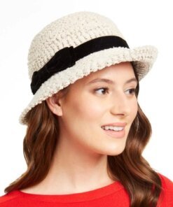 INC International Concepts Modern Bow Cloche Hat