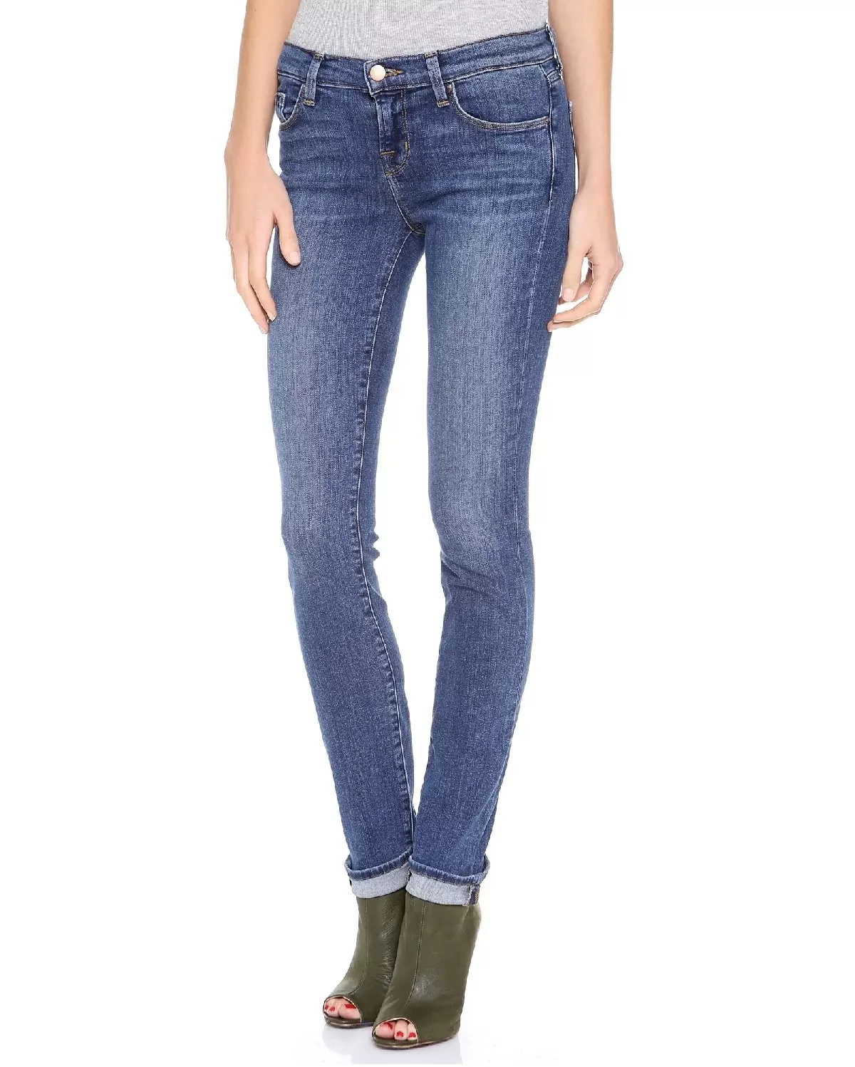 J Brand 811 Mid Rise Rail Jeans