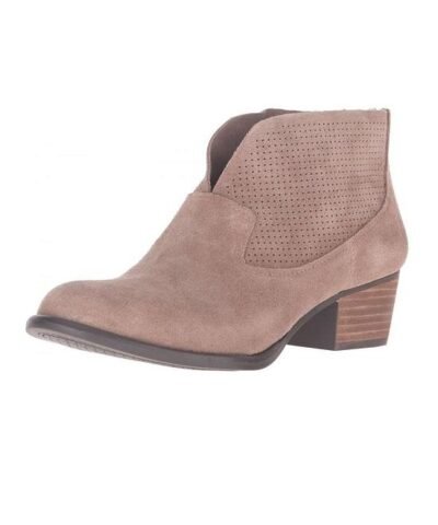 Jessica Simpson Womens Dacia Leather Closed Toe Ankle