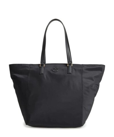 Tory Burch Tilda Nylon Tote, Black