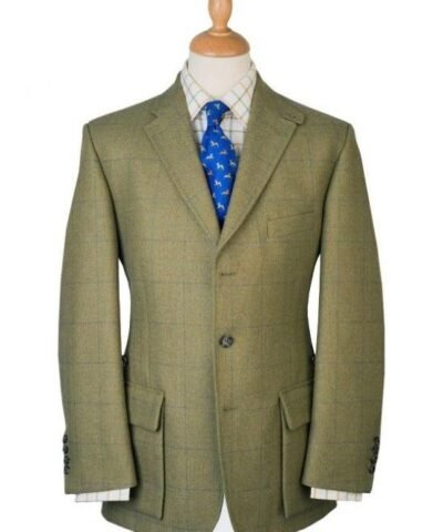 Cordings House Check Action Back Tweed Jacket
