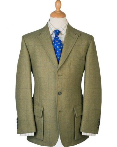 Cordings House Check Action Back Tweed Jacket