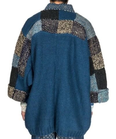 Kapital Men's Hand Knit Tsugihagi Kesa Cardigan