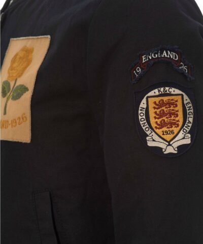 Kent & Curwen Men's Rose Patch Bomber Jacket