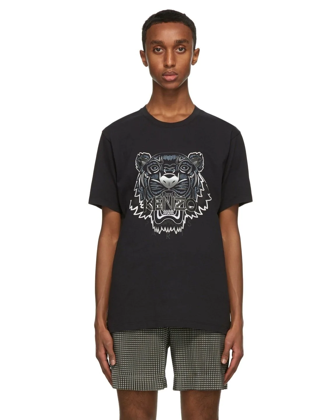 Kenzo Black Gradient Tiger T-Shirt, Black