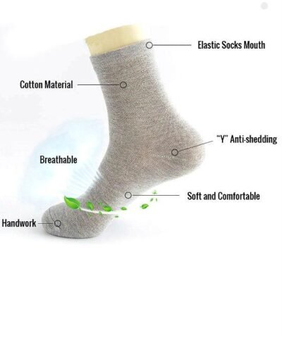 Socks Teams Men's 5-Pack Cotton Casual Crew Socks