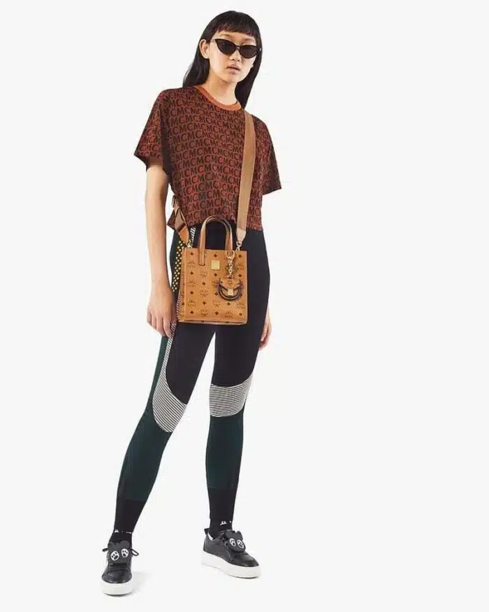 MCM Klassik Mini Visetos Tote Bag