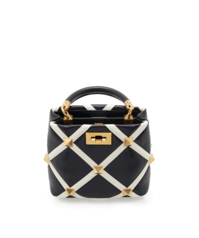 Valentino Garavani Small Roman Stud Top Handle Bag