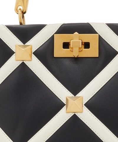Valentino Garavani Small Roman Stud Top Handle Bag