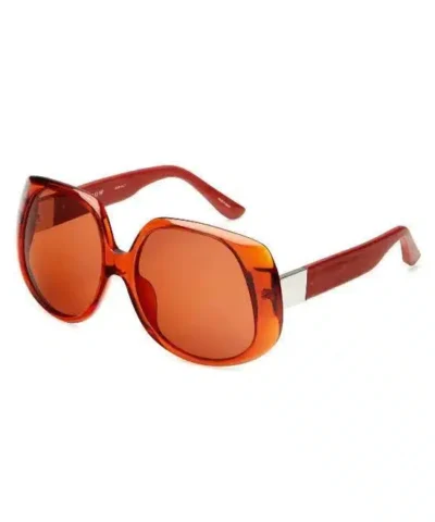 Linda Farrow Sunglass 46C3 TerraRed-LINDA FARROW-Fashionbarn shop