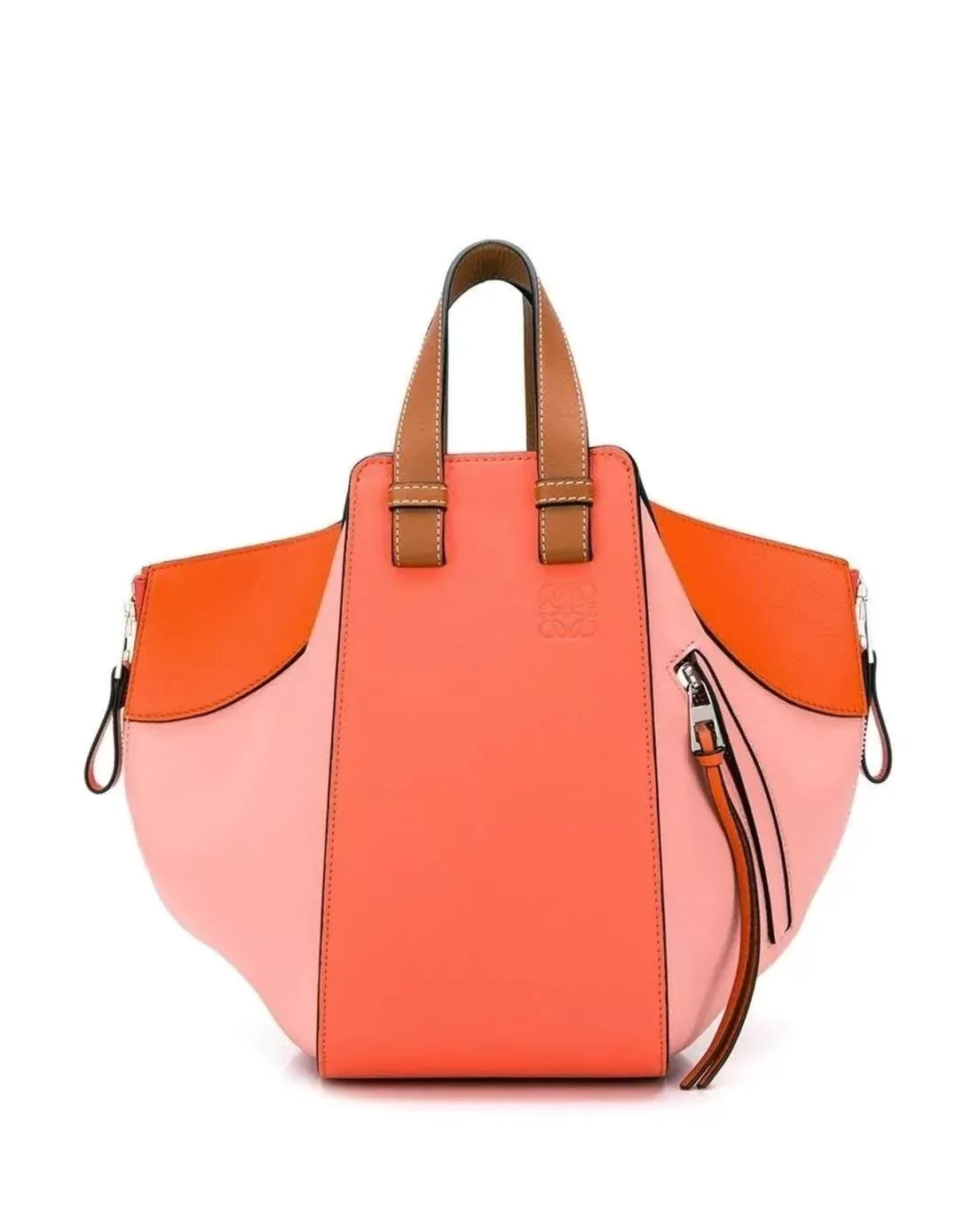 Loewe Hammock Small Bag In Orange and Pink