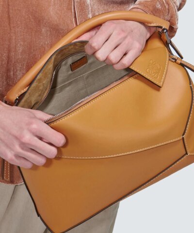 Loewe Large Puzzle Edge Bag in Grained Calfskin