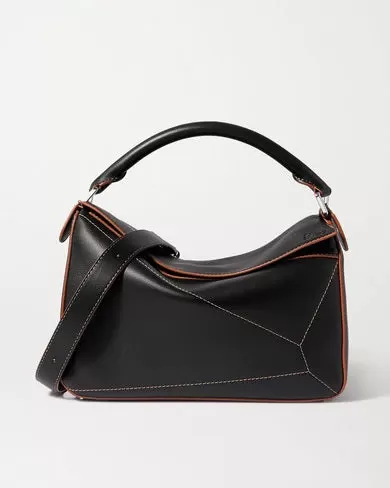 Loewe Large Black Puzzle Edge Bag