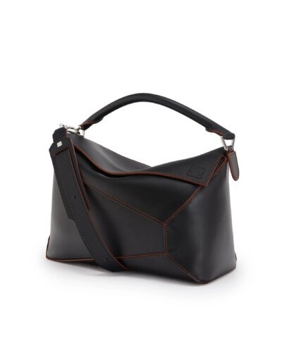 Loewe Large Black Puzzle Edge Bag
