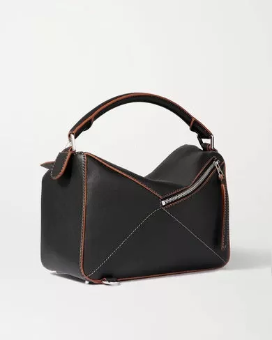 Loewe Large Black Puzzle Edge Bag