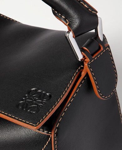 Loewe Large Black Puzzle Edge Bag