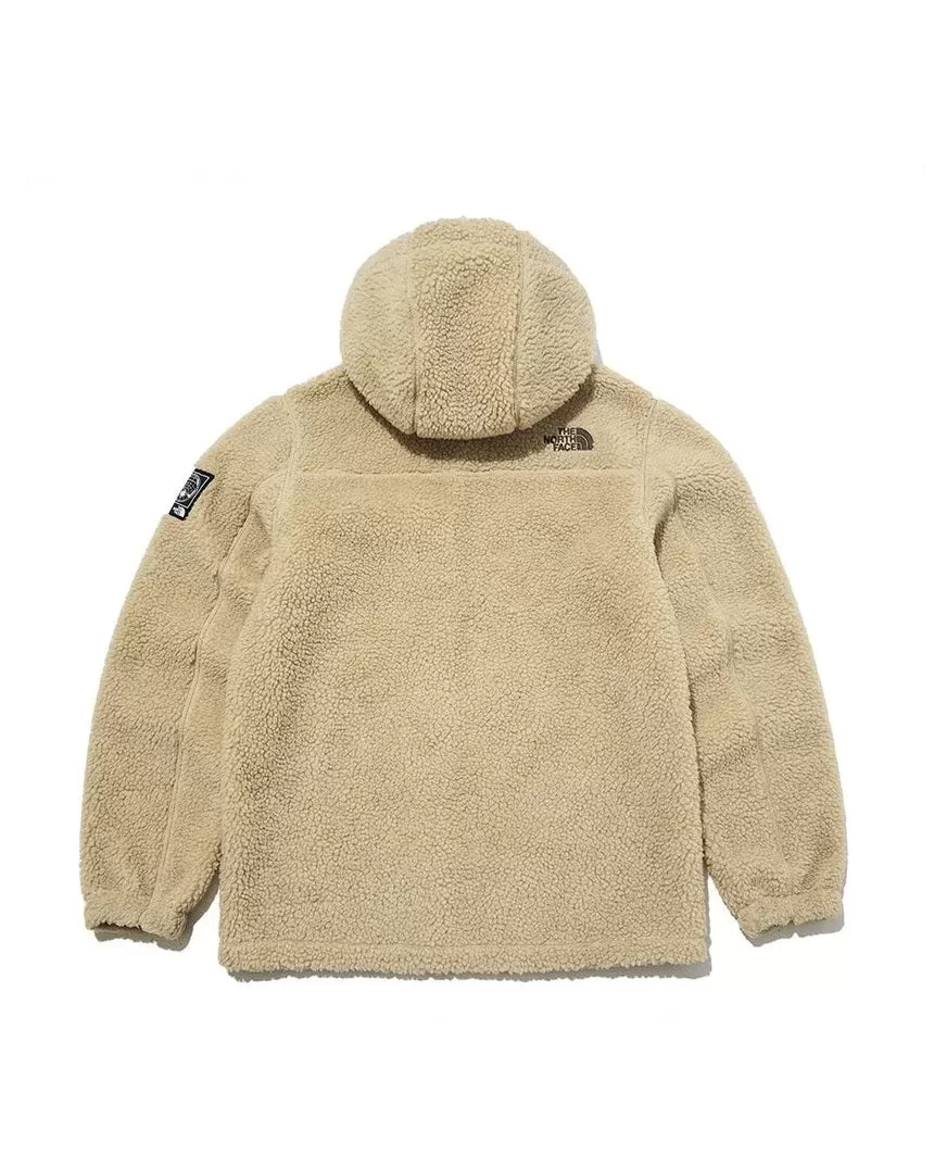 The North Face Kids "Save the Earth" Fleece Hoodie In Camel