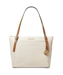 Michael Kors Voyager Large East West Top Leather Zip Tote