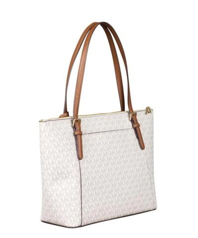 Michael Kors Voyager Large East West Top Leather Zip Tote