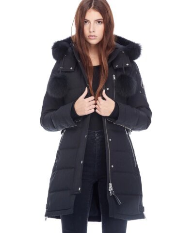 Moose Knuckles Paddockwood Genuine Fox Fur Trim Down Parka