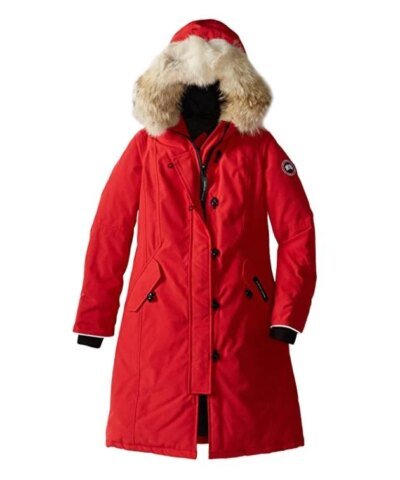 Canada Goose Youth Brittania Parka With Removable Fur Trim