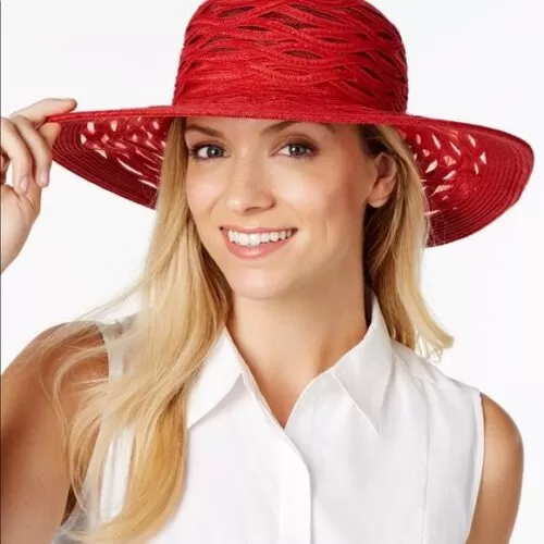 Nine West Women's Sheer Floppy Hat