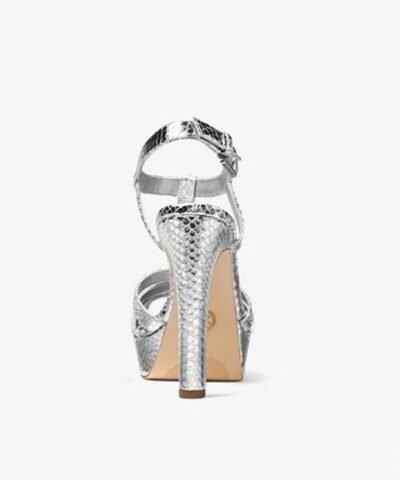 Michael Michael Kors  Catalina Glitter T-Strap Platform Sandals