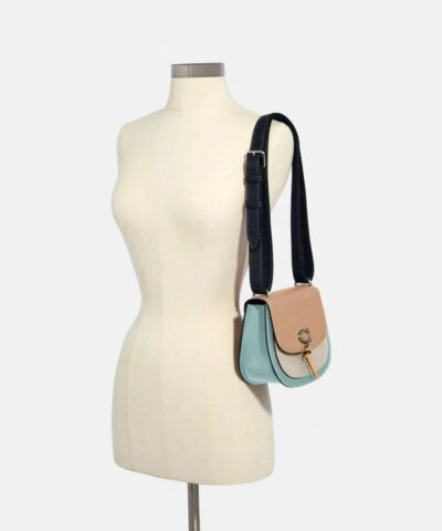 Coach Remi Saddle Bag In Colorblock
