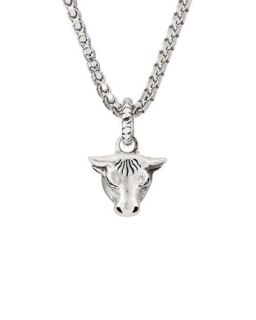 Gucci Anger Forest Bull's Head Necklace