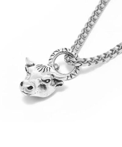 Gucci Anger Forest Bull's Head Necklace