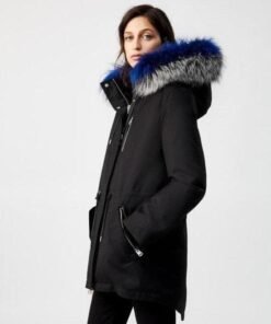 Mackage Chara DXR Down Twill Parka Coat, Black