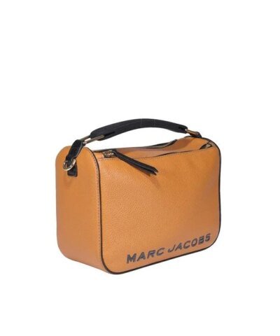 Marc Jacobs Mustard The Softbox Top Handle Bag