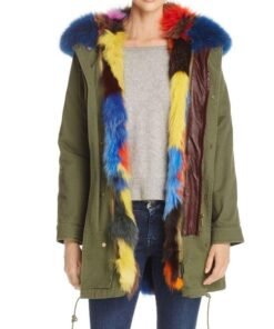 Maximilian Patchwork Fox Fur Lined Parka