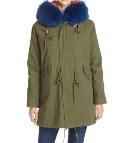 Maximilian Patchwork Fox Fur Lined Parka