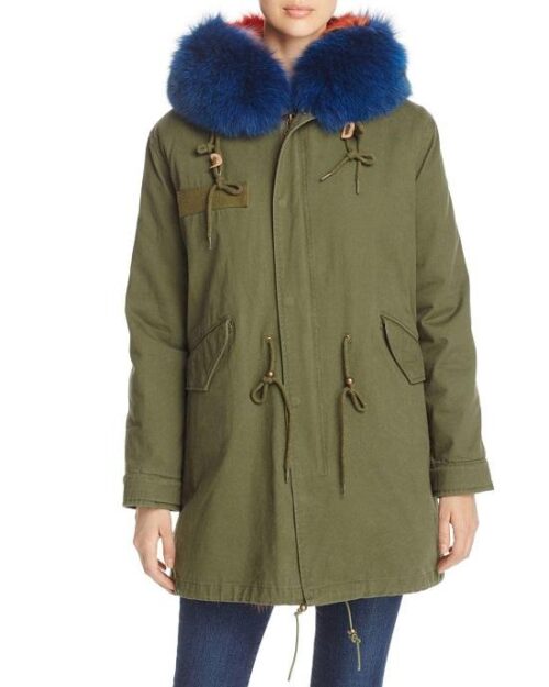 Maximilian Patchwork Fox Fur Lined Parka