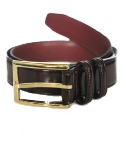 Geoffrey Beene Men's Stitched Genuine Leather Belt