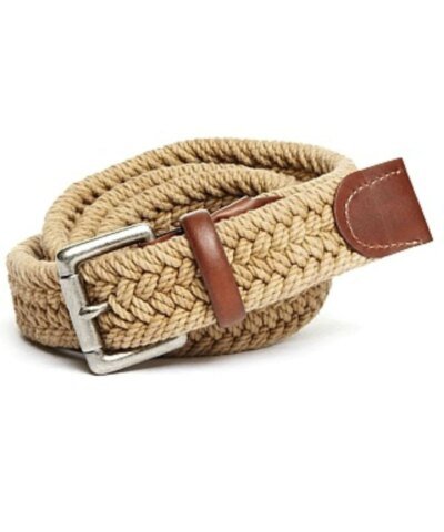 Nautica  Men's Braided Fabric Belt