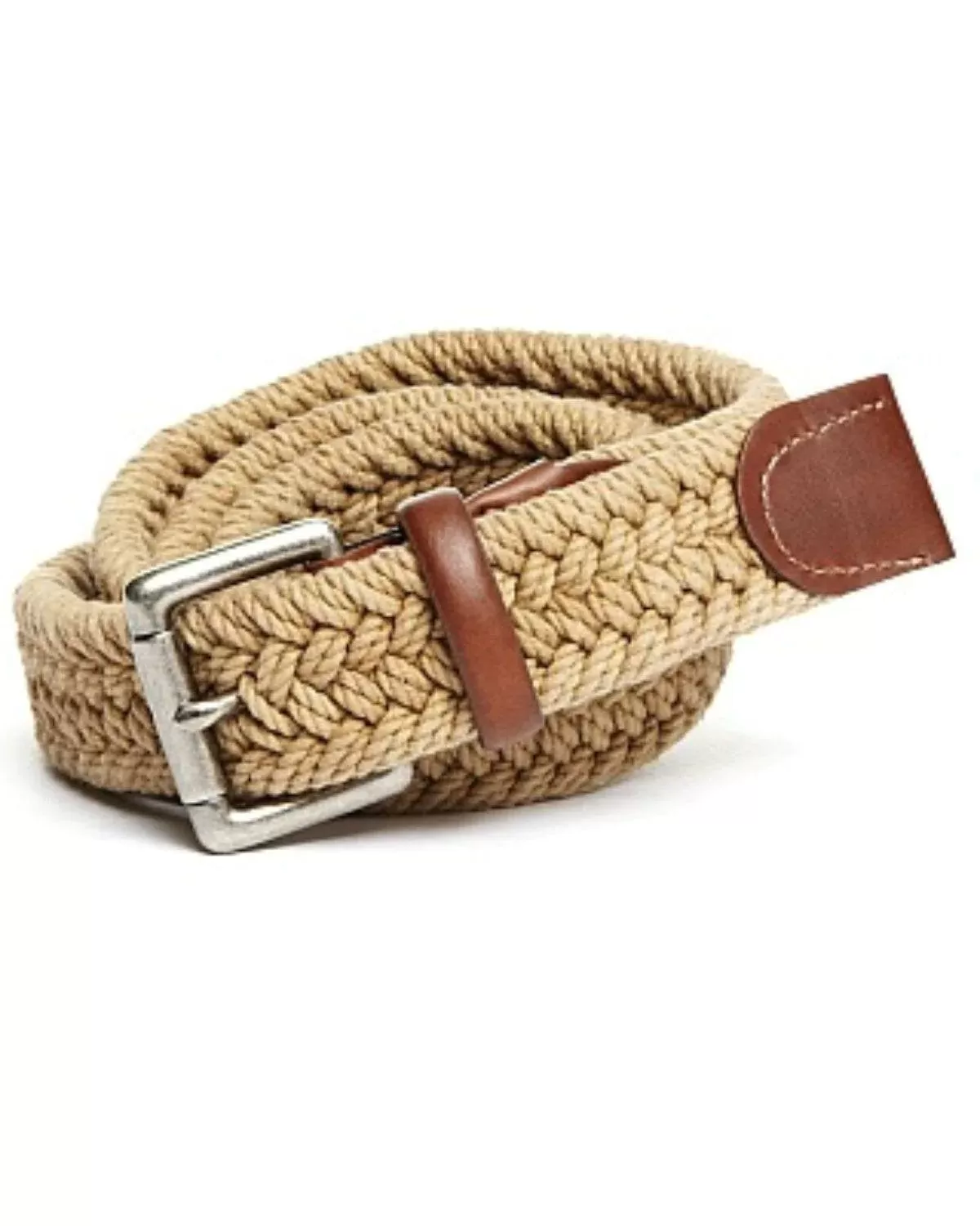 Nautica  Men's Braided Fabric Belt