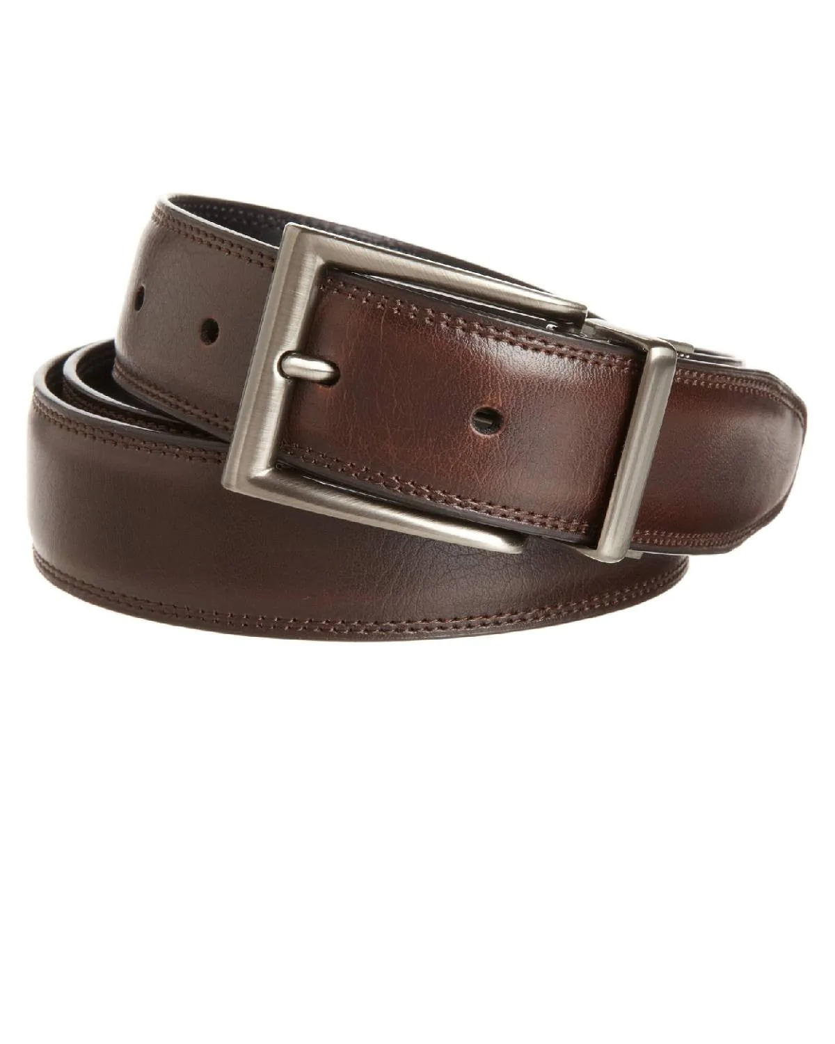 Perry Ellis Men's Leather Reversible Belt