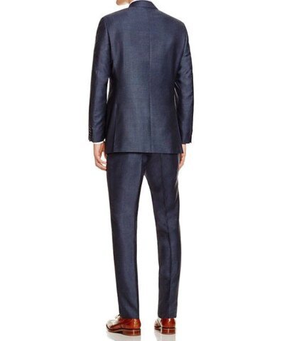 Canali Birdseye Firenze Regular Fit Suit-CANALI-Fashionbarn shop