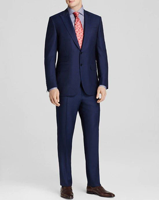 Canali Birdseye Regular Fit Suit