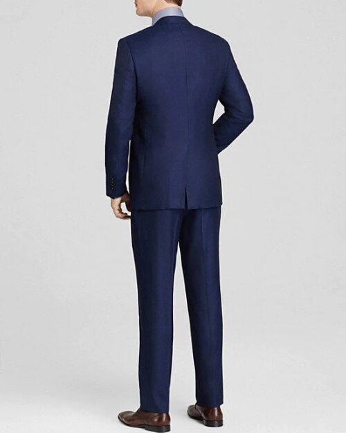 Canali Birdseye Regular Fit Suit-CANALI-Fashionbarn shop