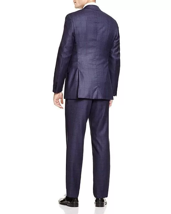 Canali Windowpane Firenze Regular Fit Suit-CANALI-Fashionbarn shop