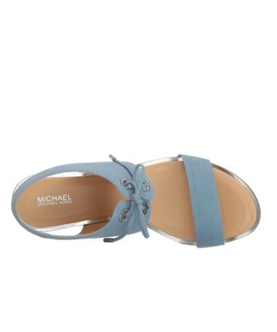 MICHAEL Michael Kors Women's Blue Estela Mid Sandals