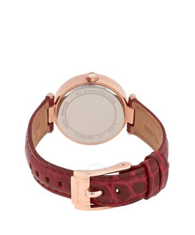 Michael Kors Mini Parker Multifunction Red Strap Watch MK6451