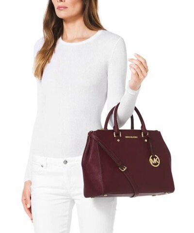 Michael Kors Sutton Medium Saffiano Leather Satchel