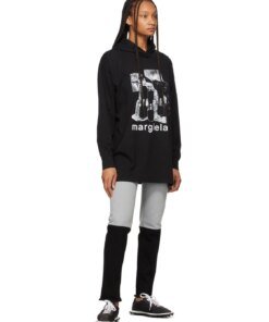 MM6 Maison Margiela Black 6 Racer Sneakers