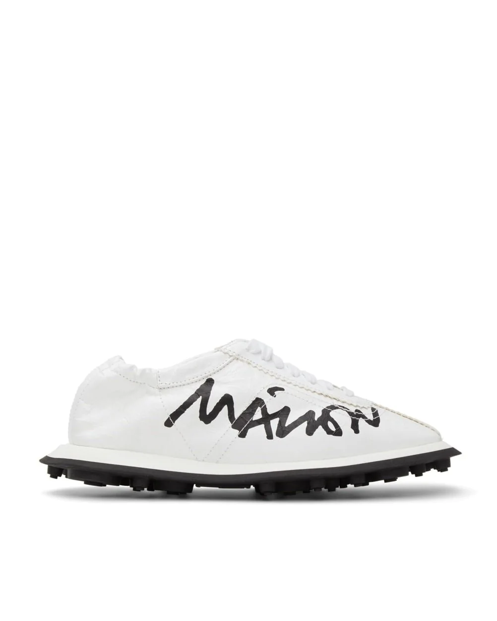 MM6 Maison Margiela White 6 Racer Sneakers