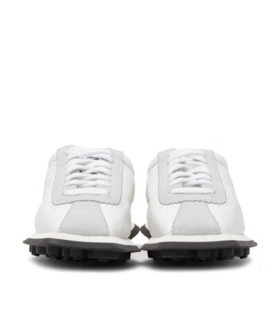 MM6 Maison Margiela White & Grey 6 Racer Sneakers